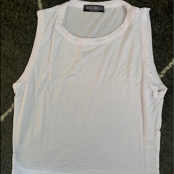 White long line crop - Picture 2 of 2